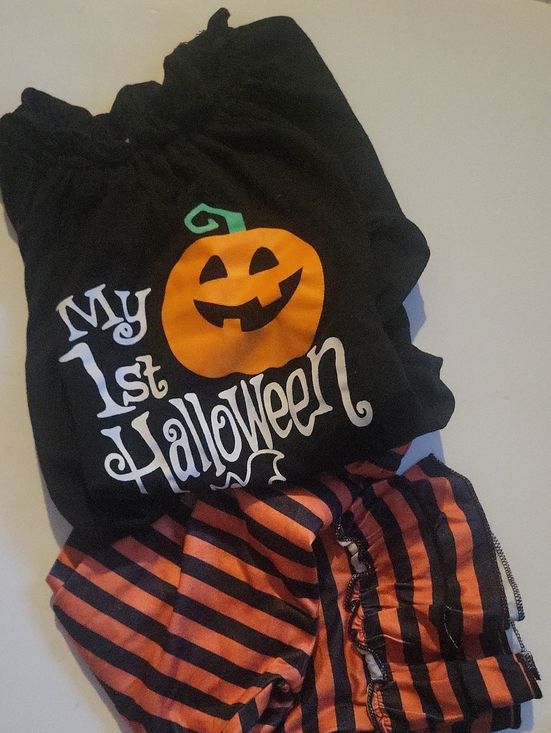 Other - Kids Black & Orange 'My 1st Halloween' Costume Set